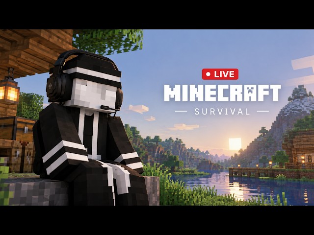 Jogando minecraft survival 1.20.1!