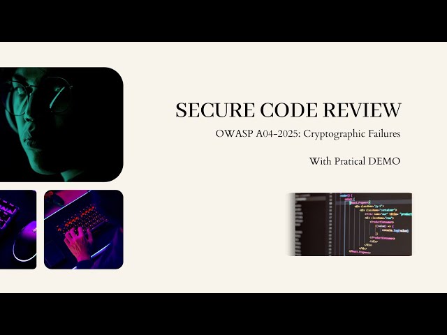  Sucere Coding Guide based on OWASP A04:2025 Cryptographic Failures 🔥🔥