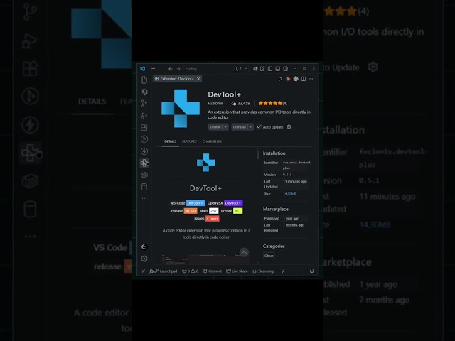 Useful VS Code Extension #vscode #programming #python #coding #webdevelopment #html #javascript #css