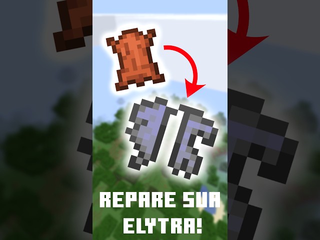 Repair your Elytra with LEATHER in Minecraft! #eaglercraft #minecraft