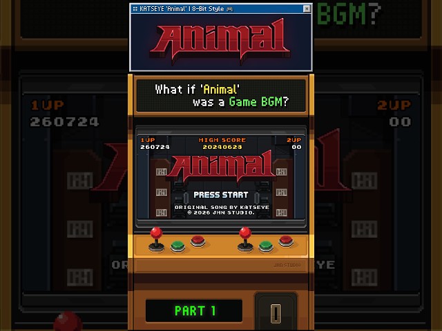 KATSEYE 'Animal' 8-Bit Style 🎮 | Part 1