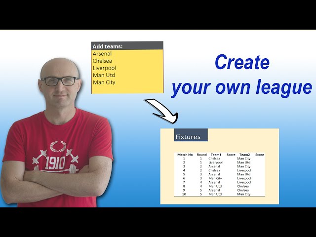 Sports Fixtures Generator - A Real-World VBA Application