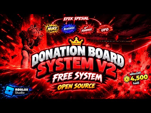 The Ultimate Donation System for Roblox Studio