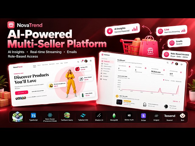 Build & Deploy a Full-Stack Multi-Vendor Ecommerce Platform (MERN, Stripe, AI)