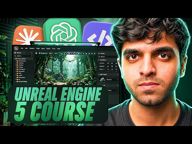 How to Make Games in Unreal Engine 5 with AI for FREE (Claude, ChatGPT, OpenCode)