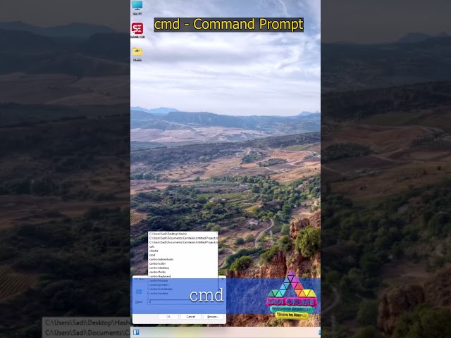 How to Open Command Prompt Using Run Command in Windows 11 | cmd Command