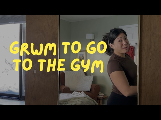 simple gym grwm for women in their 30s