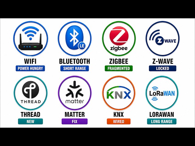 Every 2026 Smart Home Protocol Explained in 7 Minutes (Matter, Zigbee and Z-Wave)