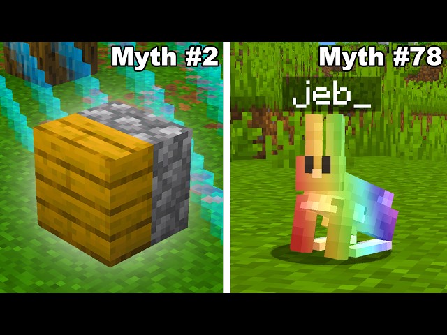 I Busted 100 Minecraft Myths in 24 Hours