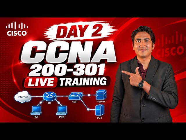 Day 2 of 45 Days CCNA 200-301 Mastery Course at PM Networking | #ccna #networks #pmnetworking