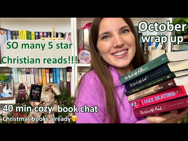 🍂 October Reading Wrap Up | Christian Fiction, YA & Cozy Christmas Books!🍂