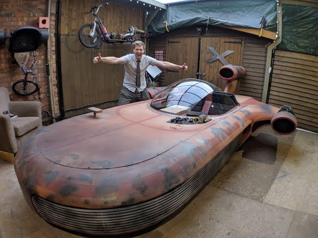 eBay | A Star Wars Surprise they'll never forget -The X-34 Landspeeder built by eBay and Colin Furze