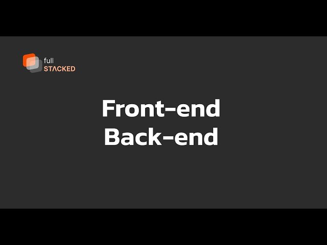 Frontend vs Backend Explained in 4 Minutes | Tech Bytes Episode 1