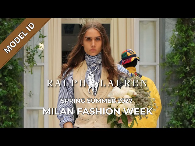 Ralph Lauren Men's Spring Summer 2027 Fashion Show Model ID | Milan Fashion Week
