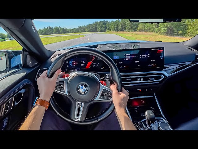 BMW M2, i5 M60, M4, X4M, Z4 M40i - POV Track Drives at BMW Performance Center (Binaural Audio)