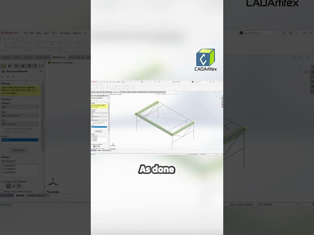 How to Design Pipe Structures in SOLIDWORKS using powerful Weldment tools!