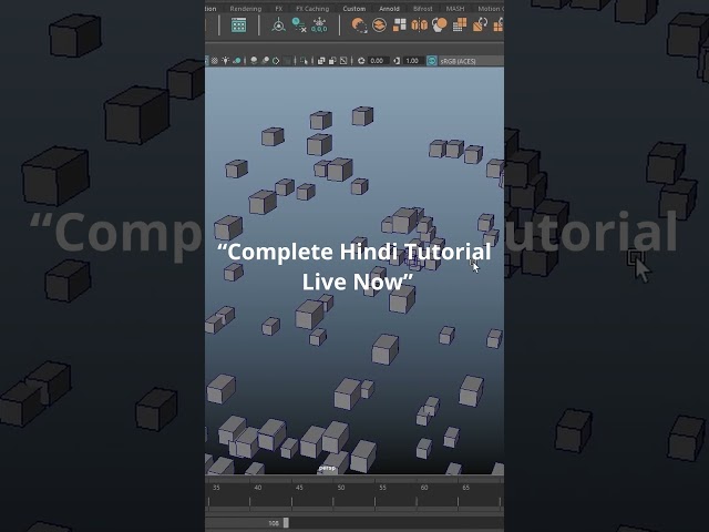 🤯 Maya Can Do THIS?! | MASH Distribution Node 🔥 #shorts