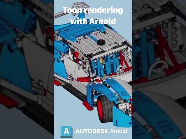 Toon rendering in Arnold