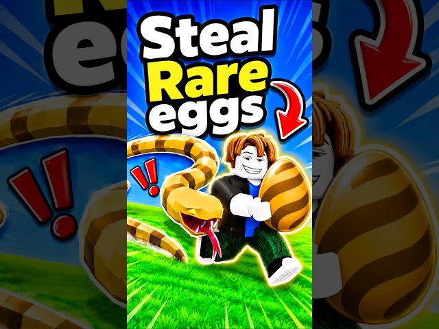 How to get rare eggs in steal an egg #roblox