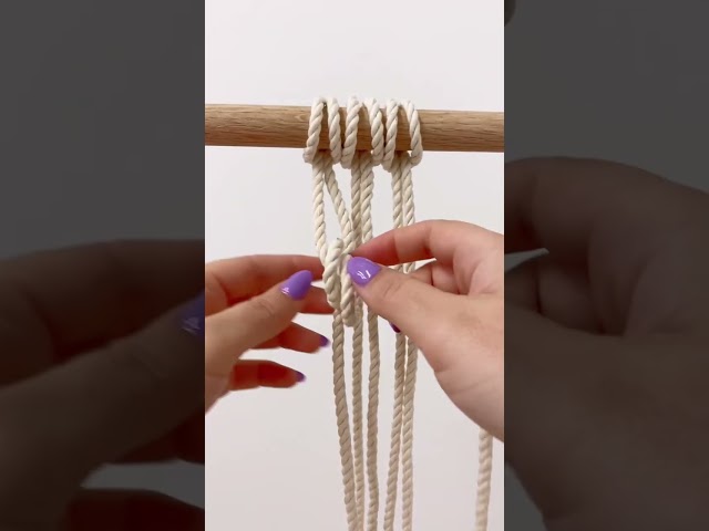 Clove Hitch Hack! #macrame #macrameknot #macrametutorial #macramehack