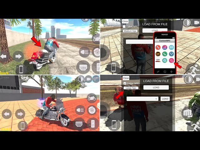 Finally New Police Bike Cheat Code in Indian Bike Driving 3D 🤯🔥| Npc Size Option in Update | HIG