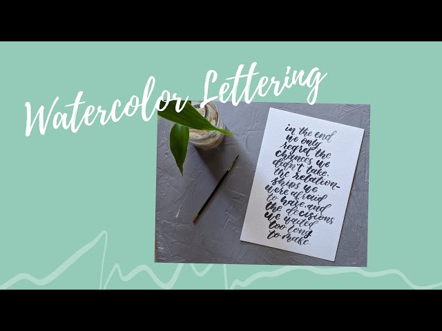 Watercolor Hand-Lettering