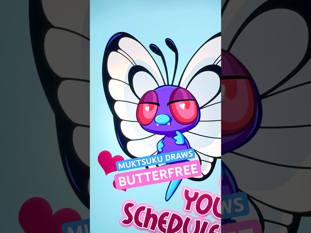 Kuitsuku Draws: Butterfree!