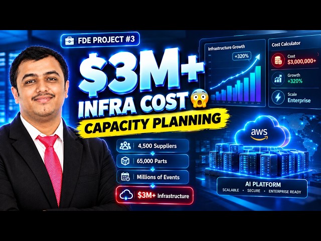 🔥 FDE Project #3: Capacity Planning & Cost Estimation for a Multi-Million Dollar AI Platform