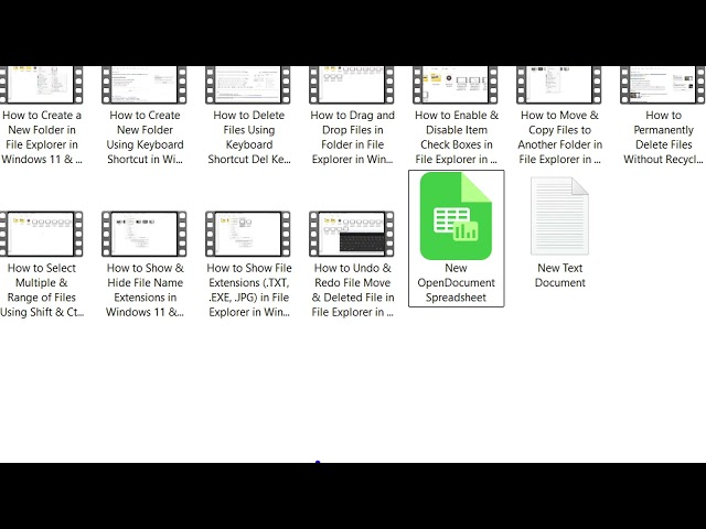 How to Create Empty Text File in File Explorer in Windows