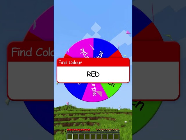 First to Find The Colour in Our Minecraft World