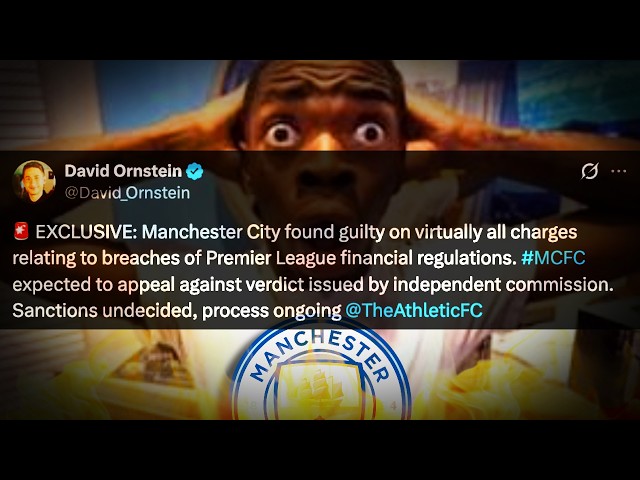 BREAKING: MANCHESTER CITY ARE CHEATS