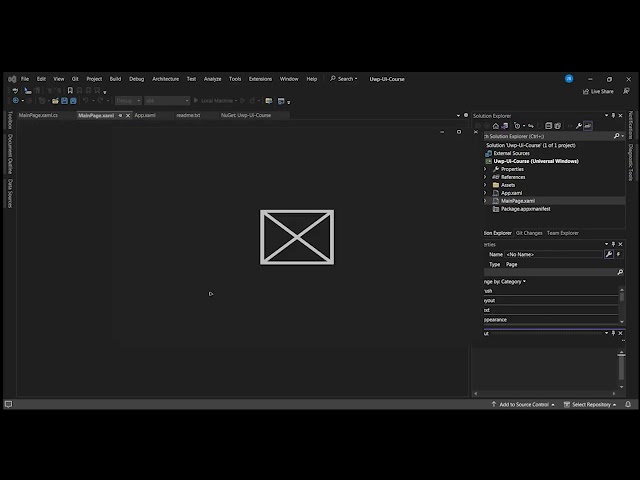 Simple Ui - Uwp - Part 1