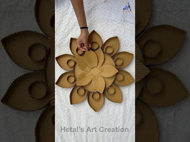 Cardboard flower 🌼