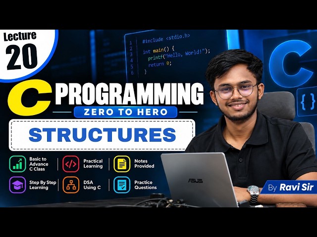 C Language Zero to Hero | Pointers | Practical + Coding | Lecture 20