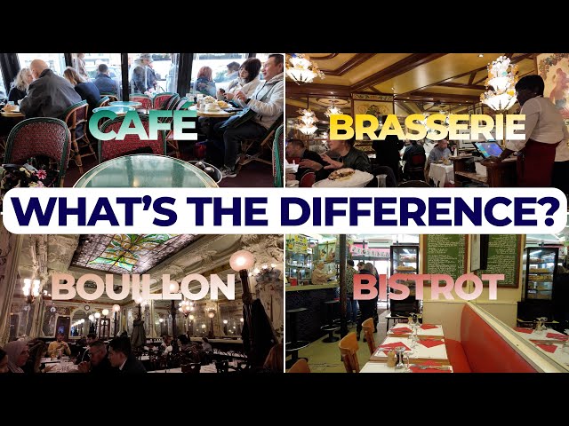 How to Eat Like a Parisian - Cafés, Brasseries, Bouillons & Bistrots