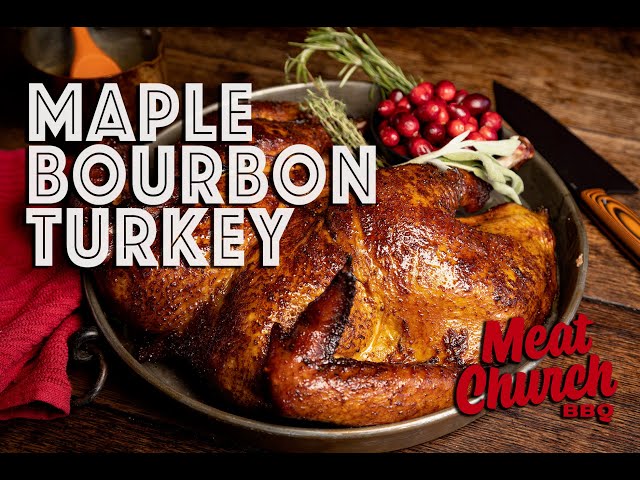 Maple Bourbon Spatchcock Turkey