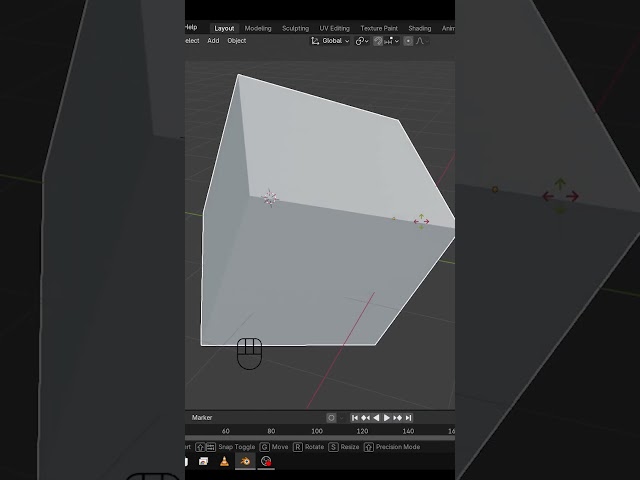 How to change Object Origin In blender - Blender Tips in Tamil #blendertamil