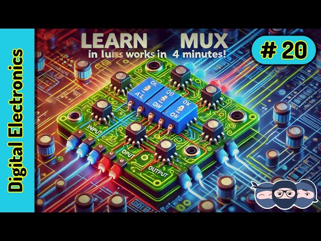 Multiplexers Simplified: Learn How MUX Works in Just 4 Minutes! | Digital Electronics Ep 20