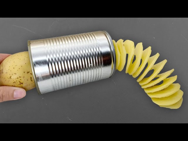 How To Make a Spiral Potato Cutter at Home || DIY Spiral Potato Slicer