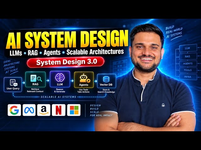 LAUNCHING Hands On AI System Design 3.0 Cohort | LLM, RAG, AI Agents 🚀
