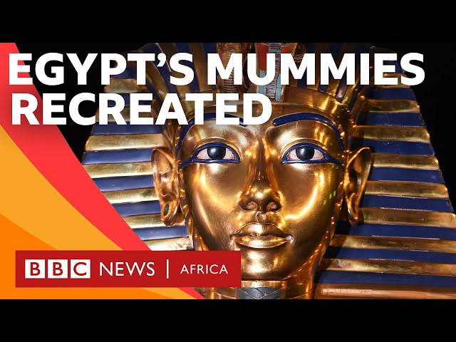 See the lifelike faces of Egyptian mummies! - BBC What's New #Shorts