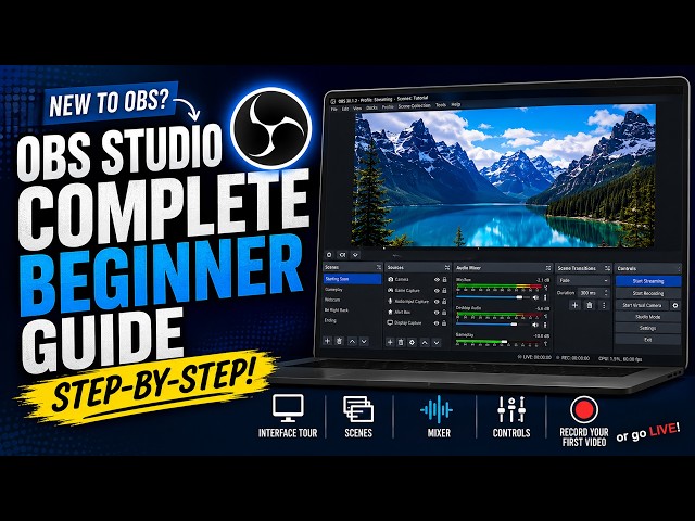 How to Use OBS Studio (Complete Beginner Guide)
