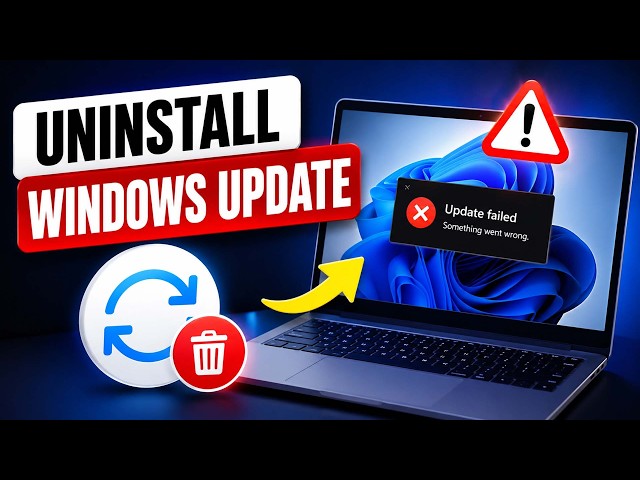 How to Uninstall Windows Update in Windows 11 & 10 – Fix PC Problems Easily