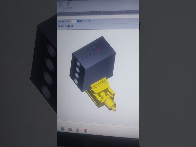 part mounting on vise