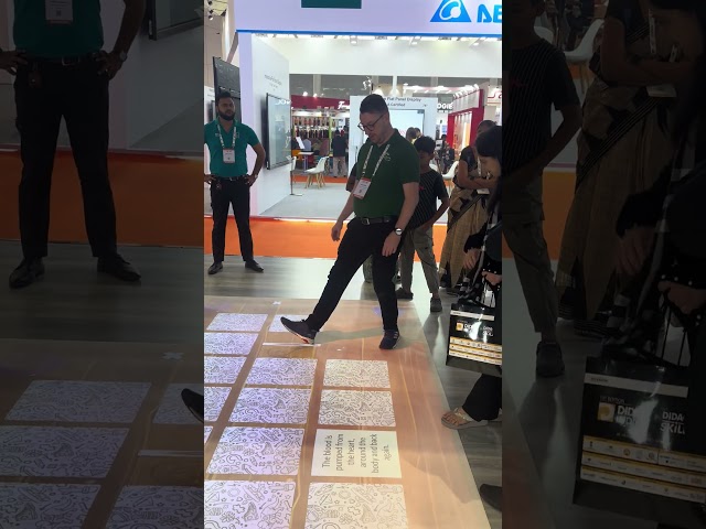 Foot touch screen by benQ