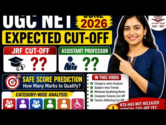 UGC NET June 2026 Cut-Off Prediction | JRF & Assistant Professor | Expected Safe Score