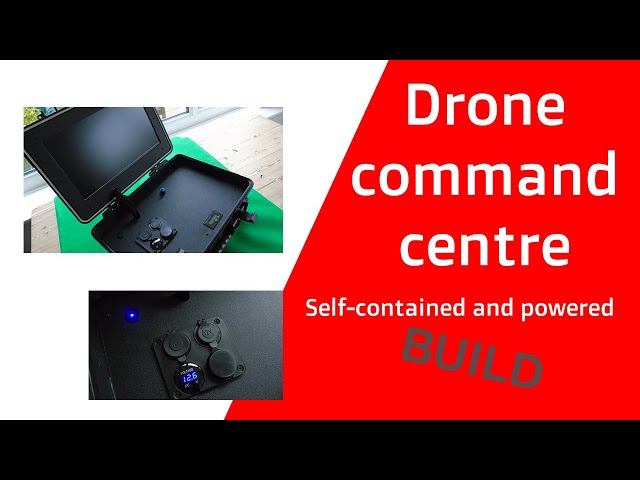 Drone remote command centre build, workshop build. Build drone external display unit