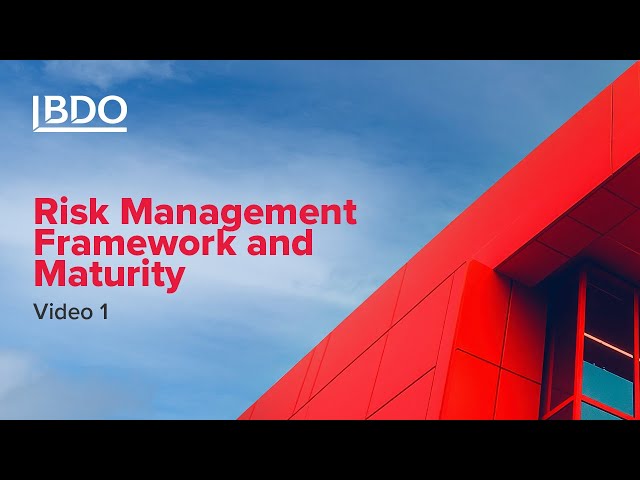 Risk Management Framework