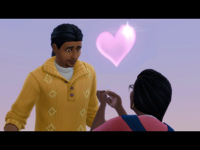 my sim is marrying a man she literally met yesterday | Nightmare Legacy #3