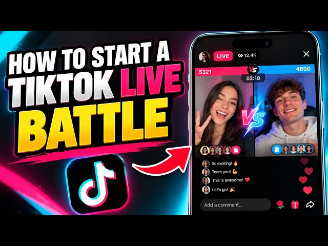 How to Start a TikTok LIVE Battle | TikTok Battle Tutorial